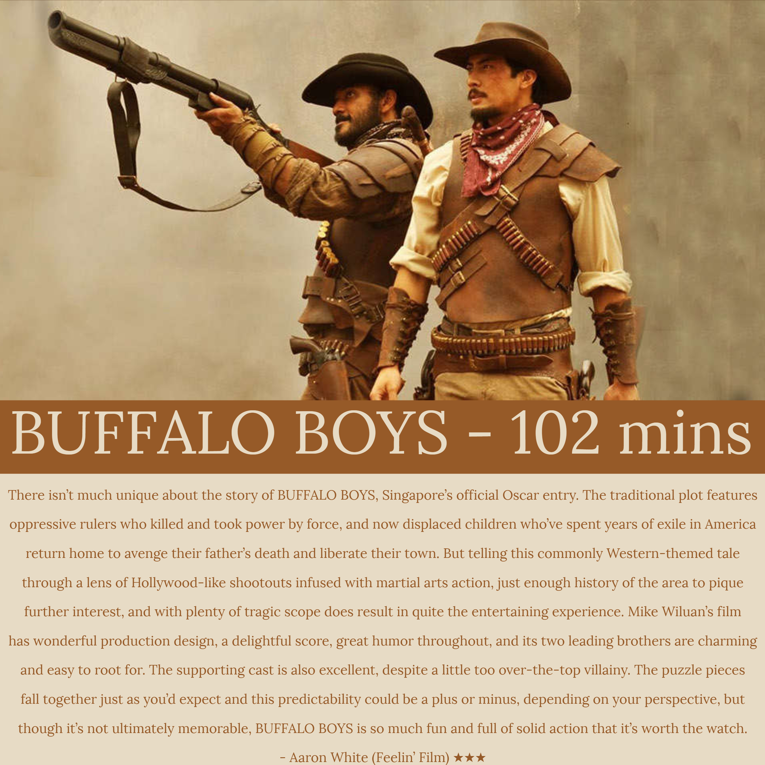 MOVIE REVIEW: Buffalo Boys -